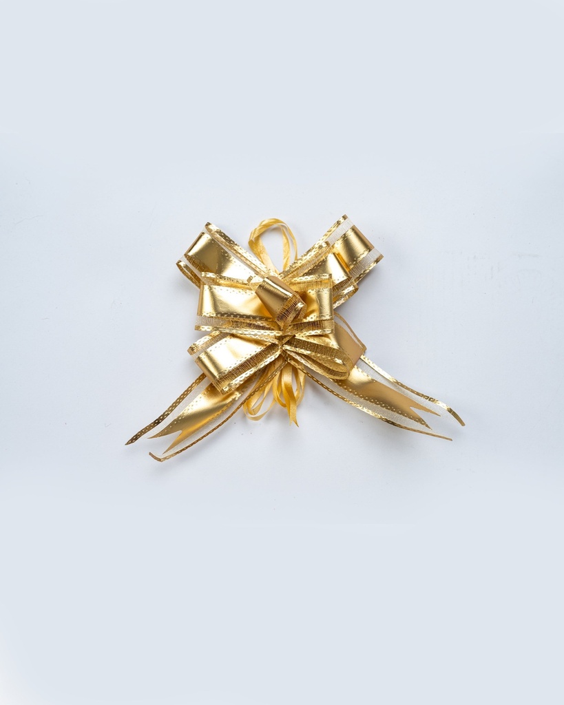 Small Gold Pull Bow