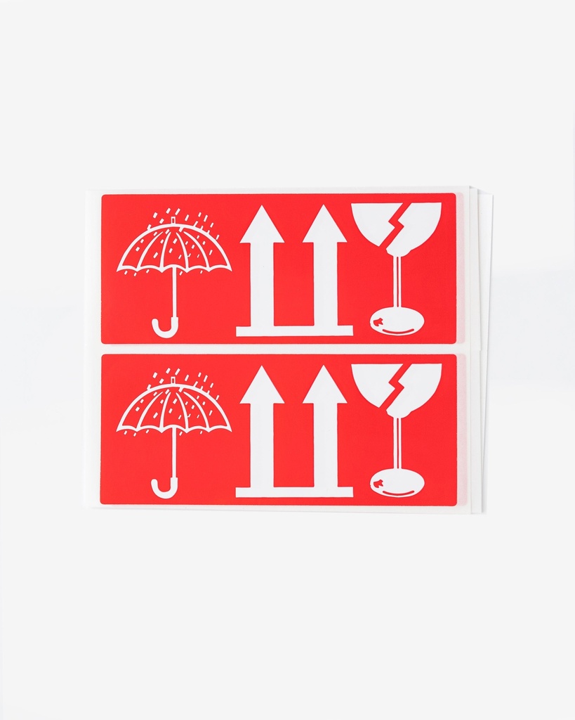 Keep Dry/ Upright/ Fragile Label 20pcs/pack