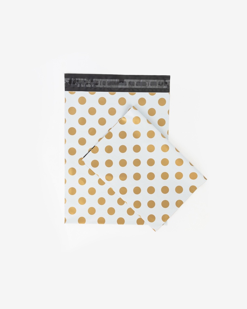 Mailing Bag Polka Dot Gold