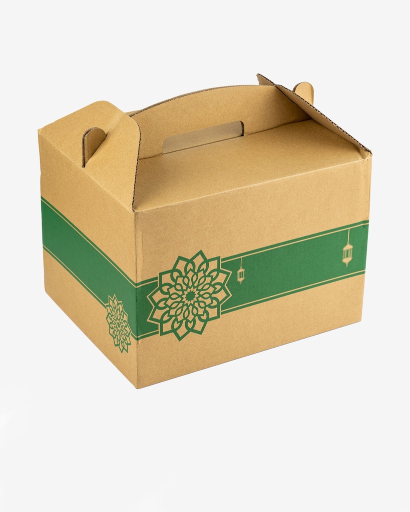 Big Green Flower Hand Carry Takeaway Box