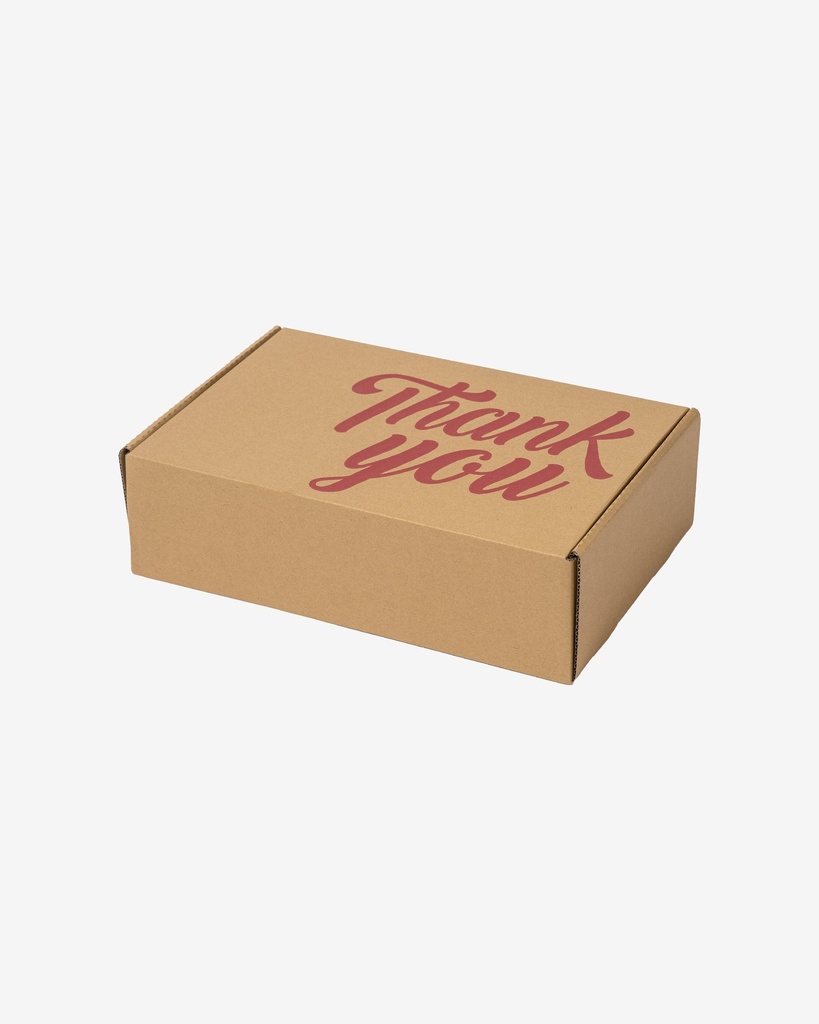 Mailing Box, Red Thank You