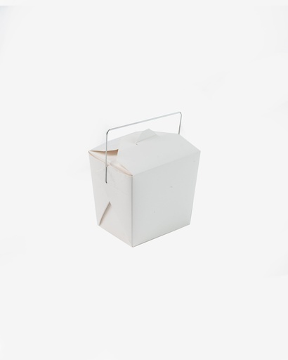 White Pail Box with Handle