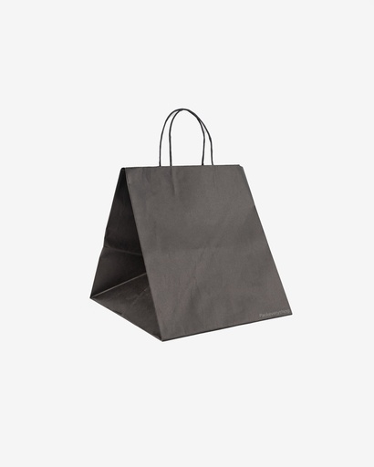 [CKPB2830BK] Color Kraft Paper Bag Black (Mooncake)