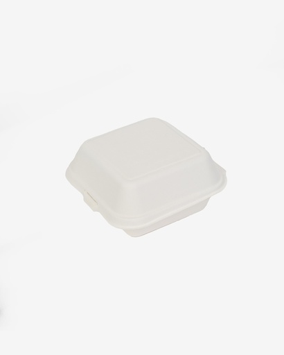[FSH66P50] Hamburger Box Sugar Cane 50 pcs/pack