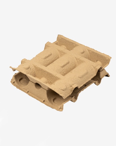 [CWT5029] 3 Bottle Wine Pulp Tray with Cover