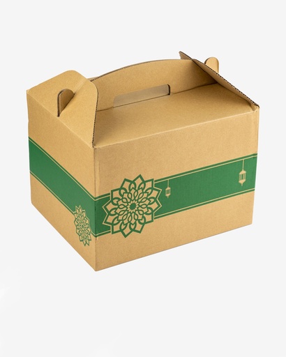 [CTNSR3429HR] Big Green Flower Hand Carry Takeaway Box